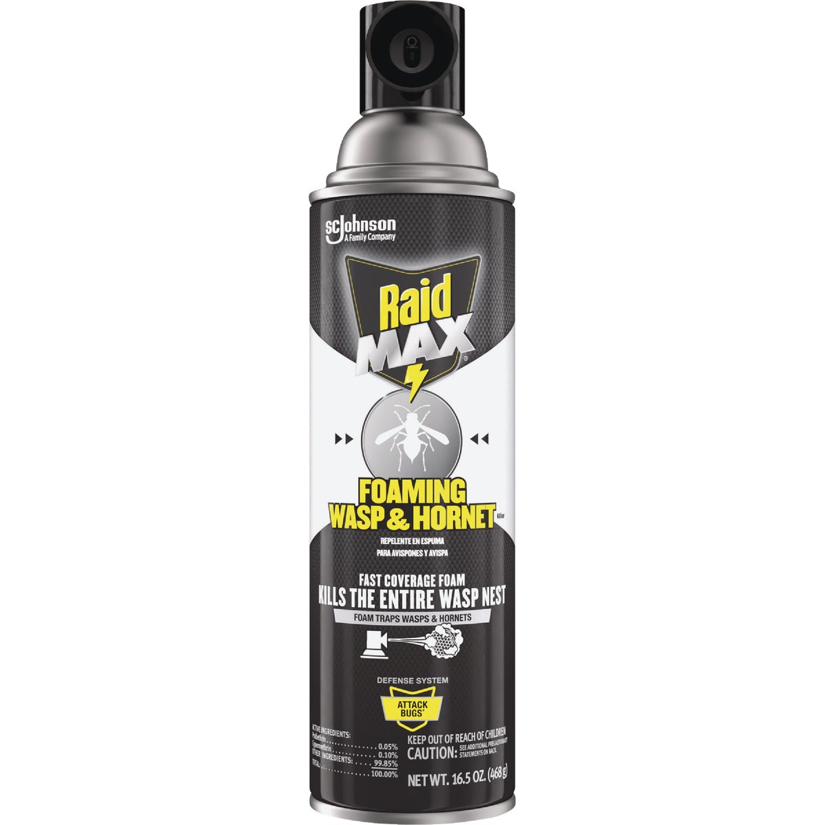 Raid Max 16.5 Oz. Foam Wasp & Hornet Killer