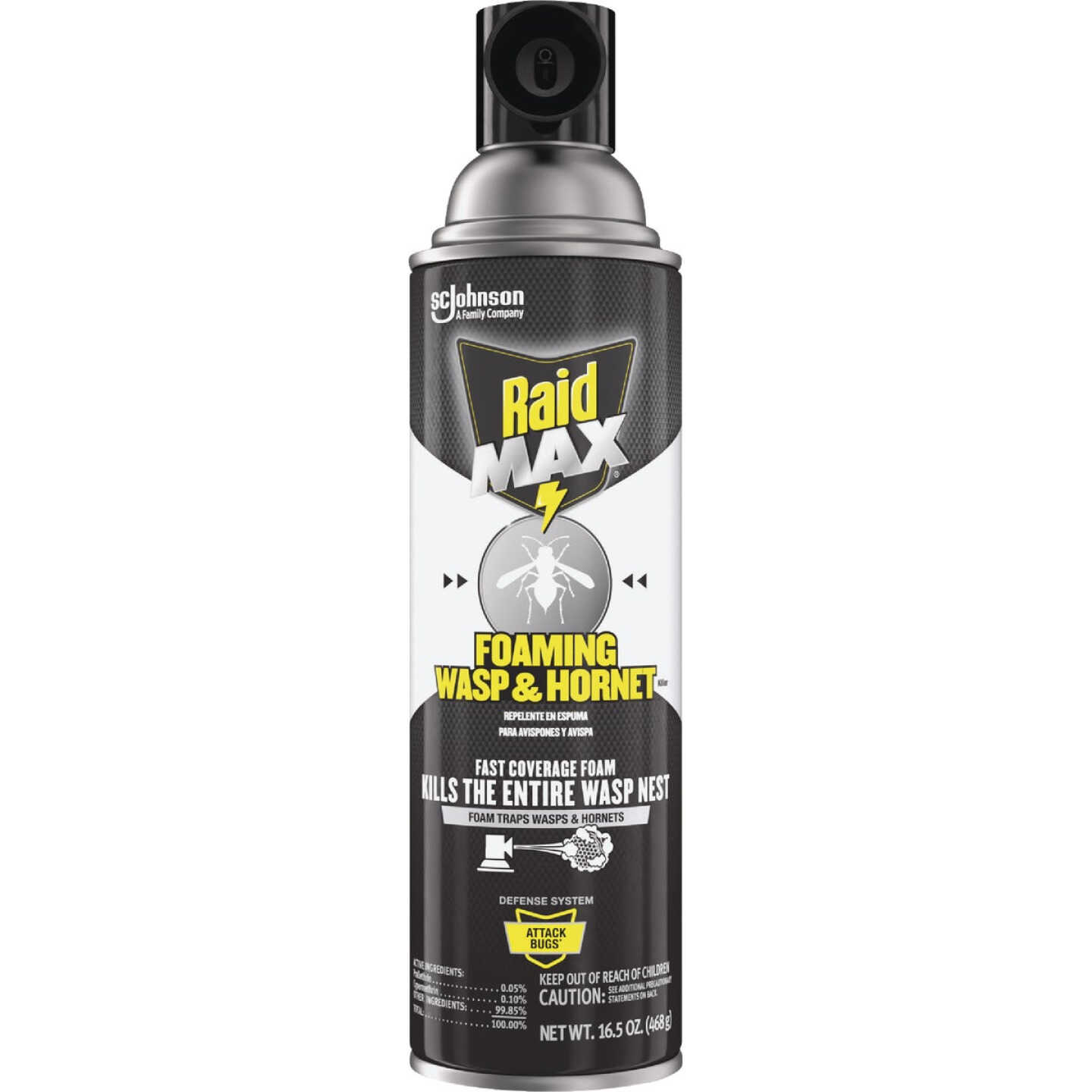 Raid Max 16.5 Oz. Foam Wasp & Hornet Killer Image 1