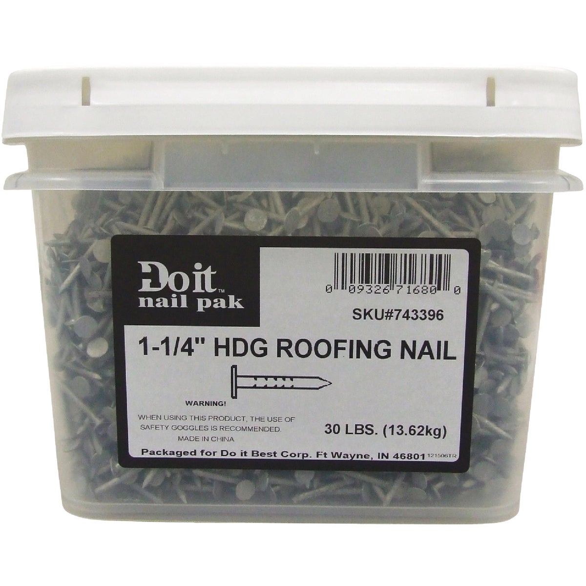 Do it Best 1-1/4 In. 11 ga Hot Galvanized Roofing Nails (6300 Ct., 30 Lb.) Image 2