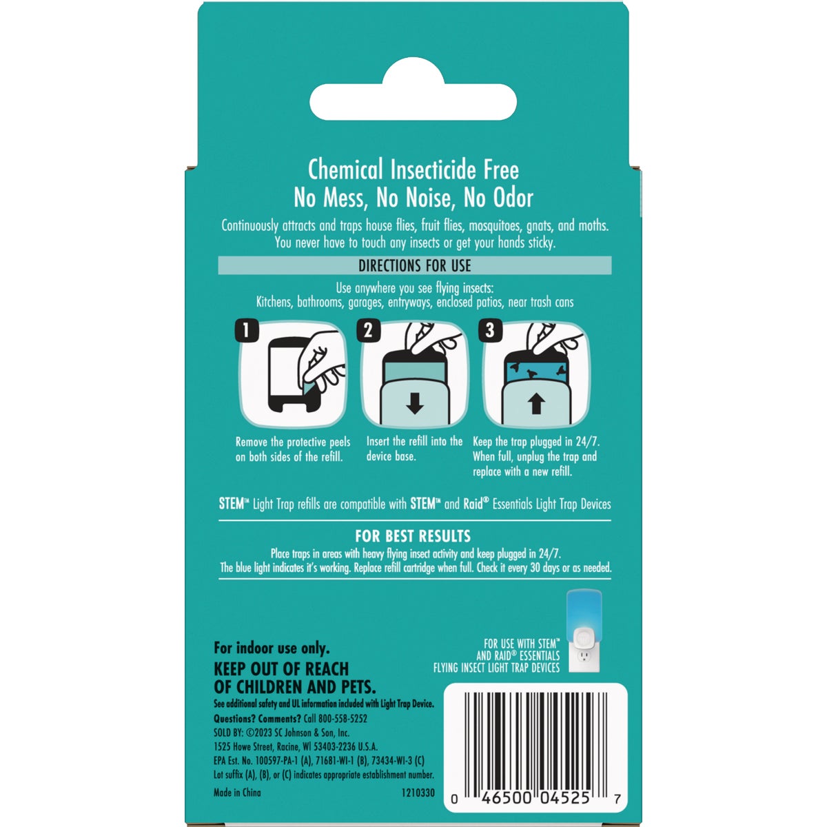 Stem Flying Insects Light Trap Refill (2-Pack) Image 5