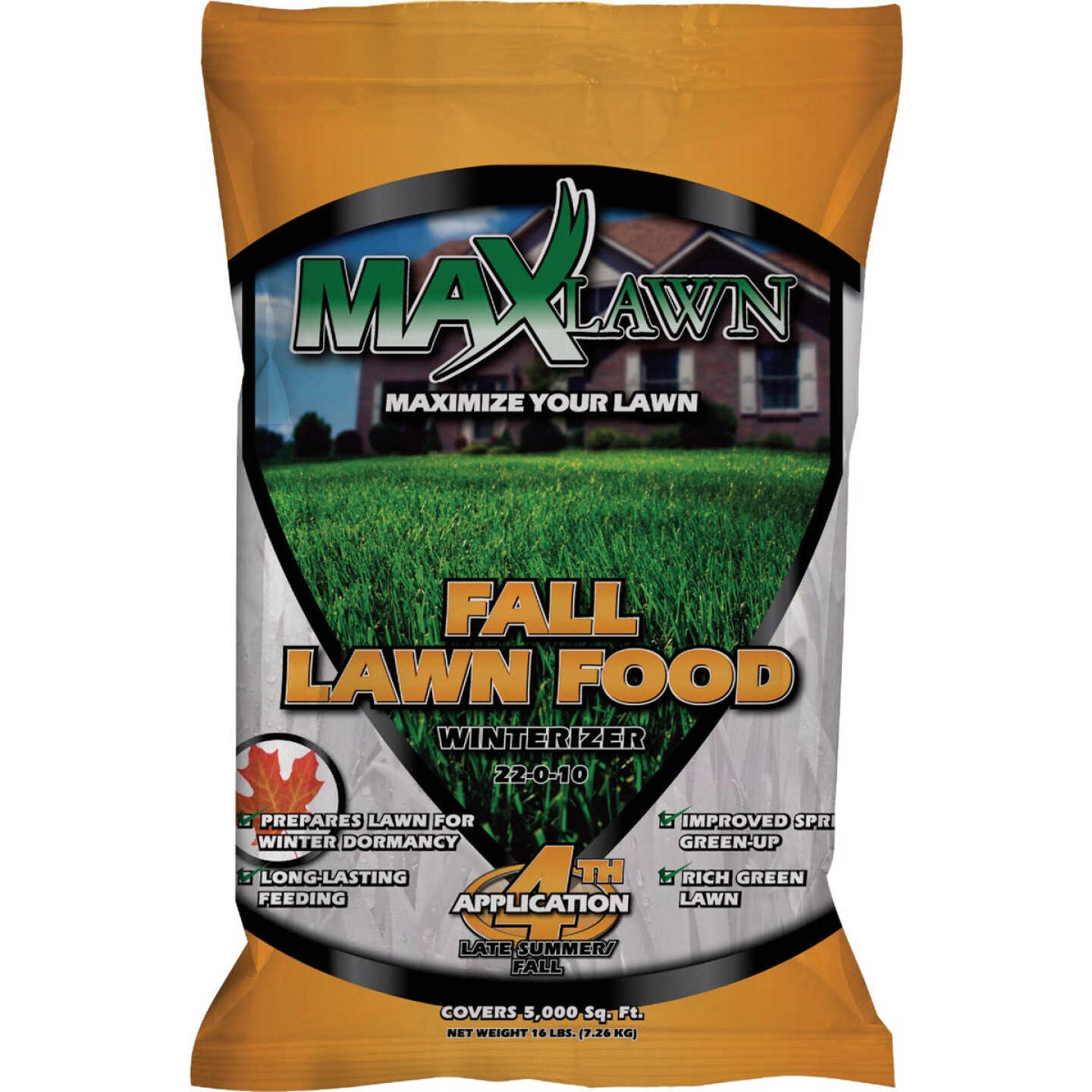MaxLawn 5000 Sq. Ft. 22-0-10 Fall Lawn Food Image 1