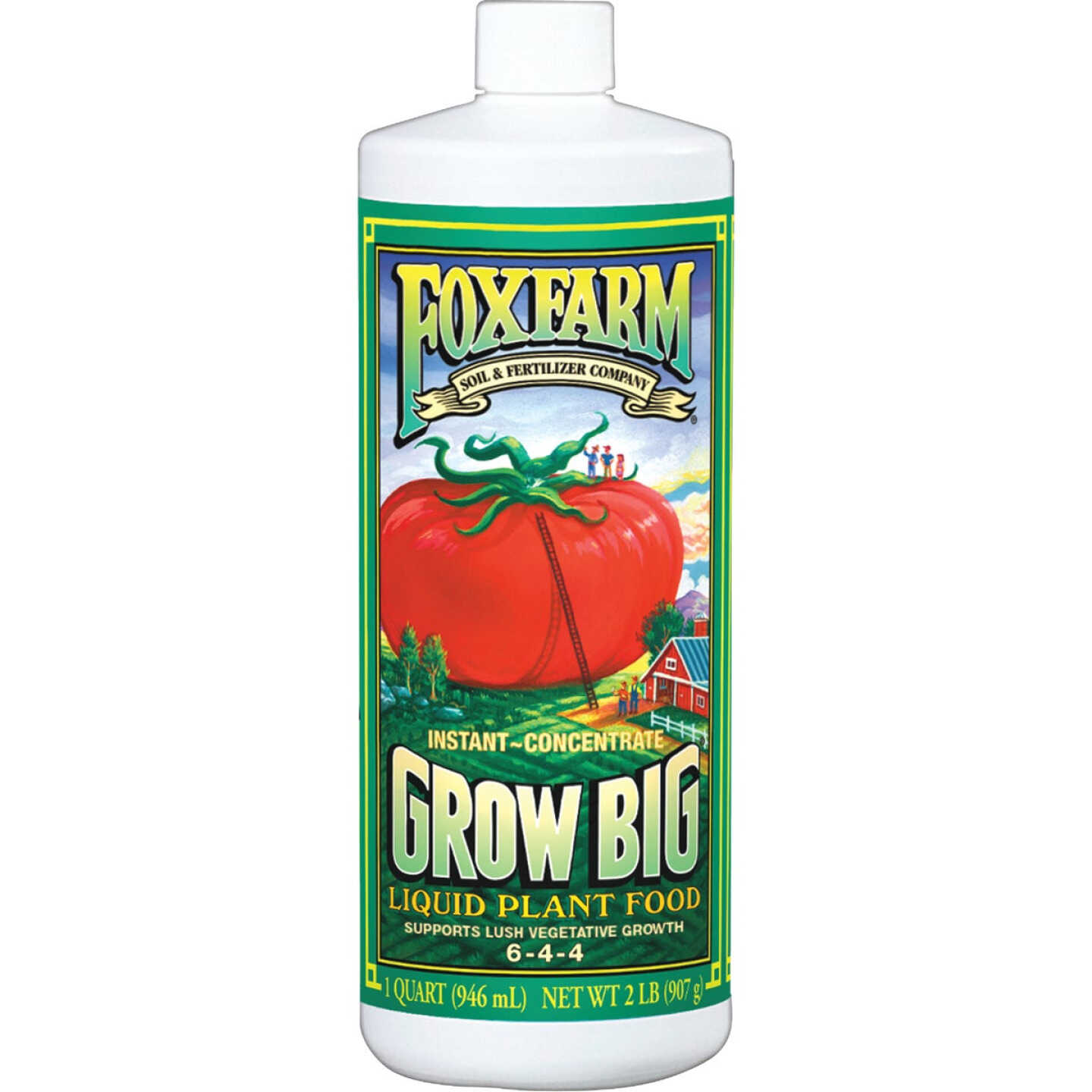FoxFarm Grow Big 1 Qt. 6-4-4 Liquid Plant Food Image 1