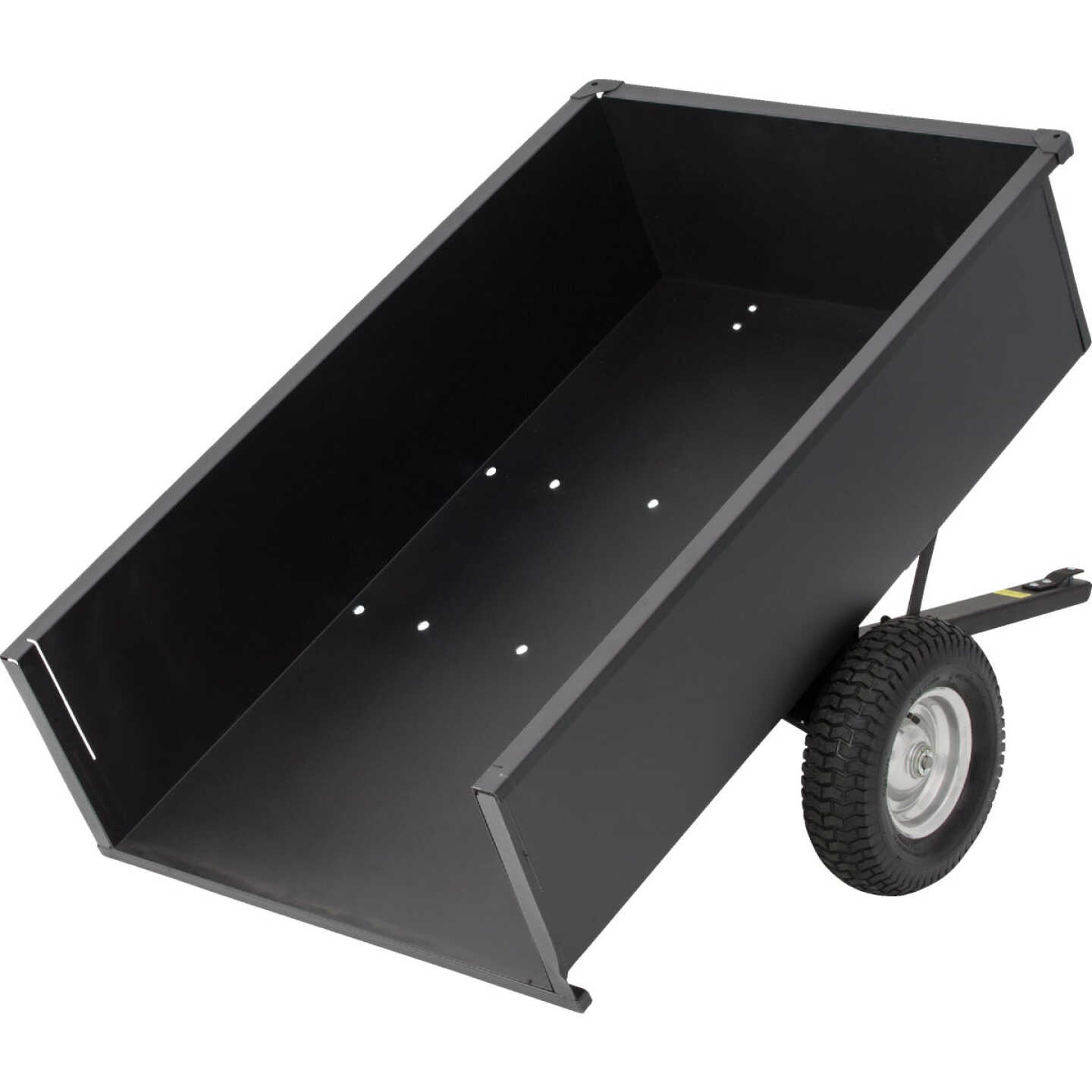 Milwaukee 17 Cu. Ft. 1500 Lb. Steel Tow-Behind Garden Cart Image 4