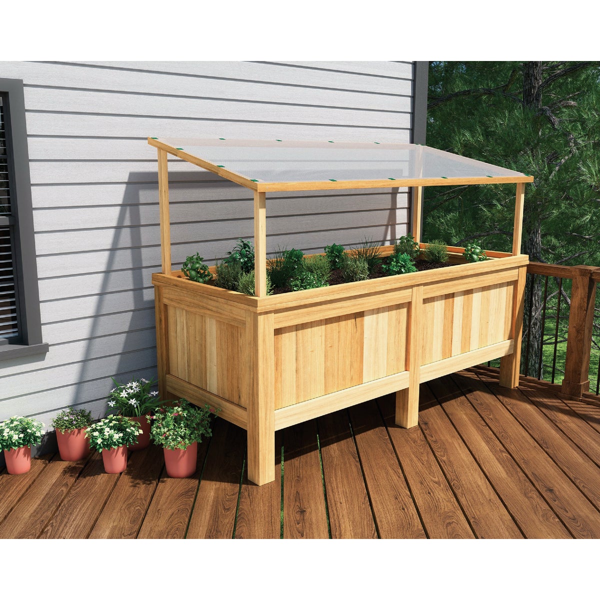 Coolaroo 6 Ft. W. x 15 Ft. L. White 50% UV Sun Screen Fabric Image 3