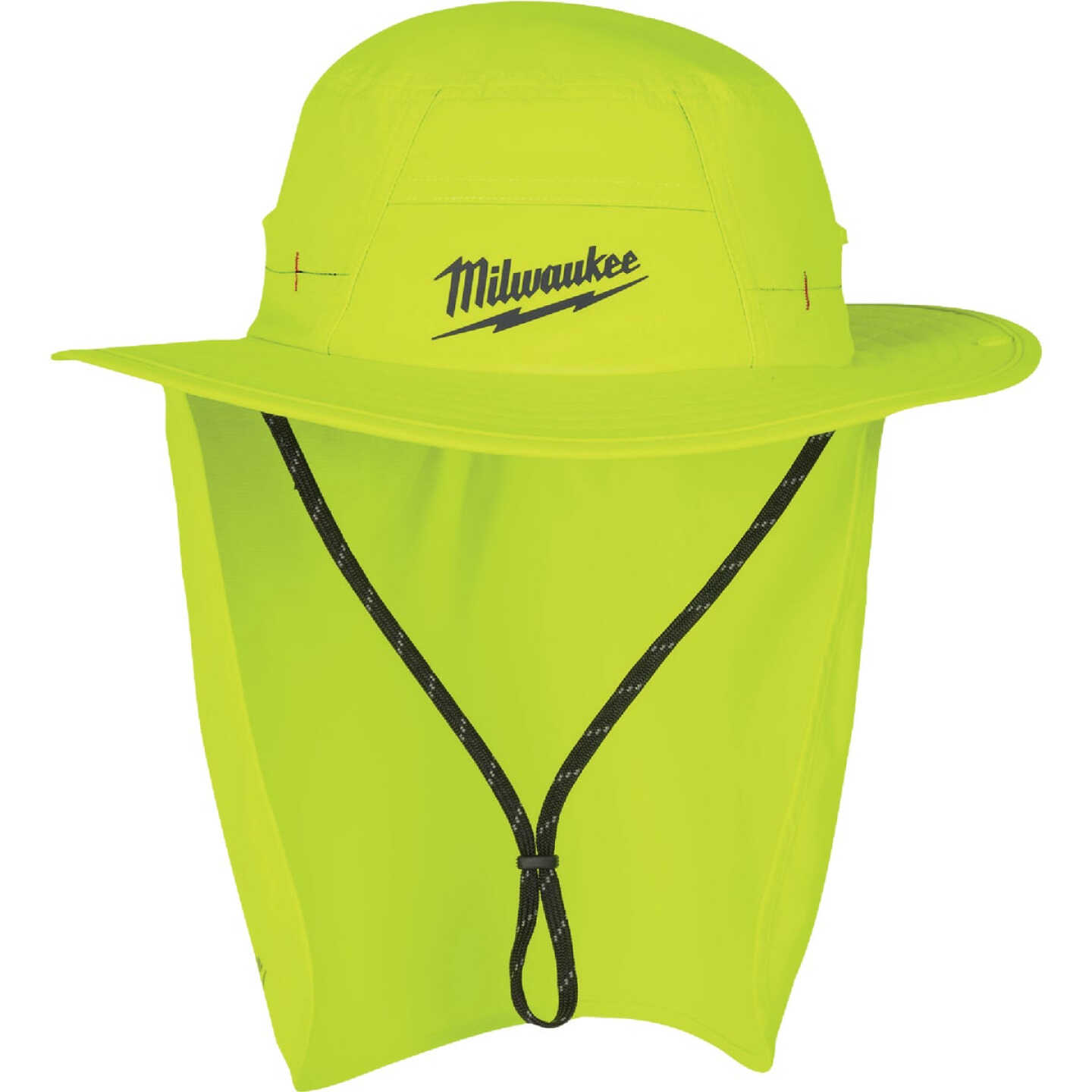 Milwaukee WORKSKIN Large/XL Yellow Sunshade Hat Image 1