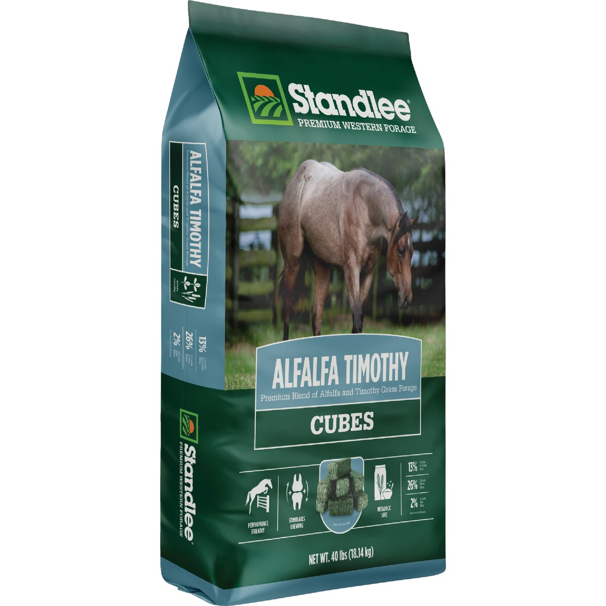 Standlee Premium Western Forage 40 Lb. Alfalfa & Timothy Cubes Image 6