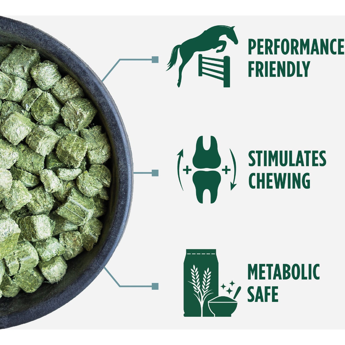 Standlee Premium Western Forage 40 Lb. Alfalfa & Timothy Cubes Image 2