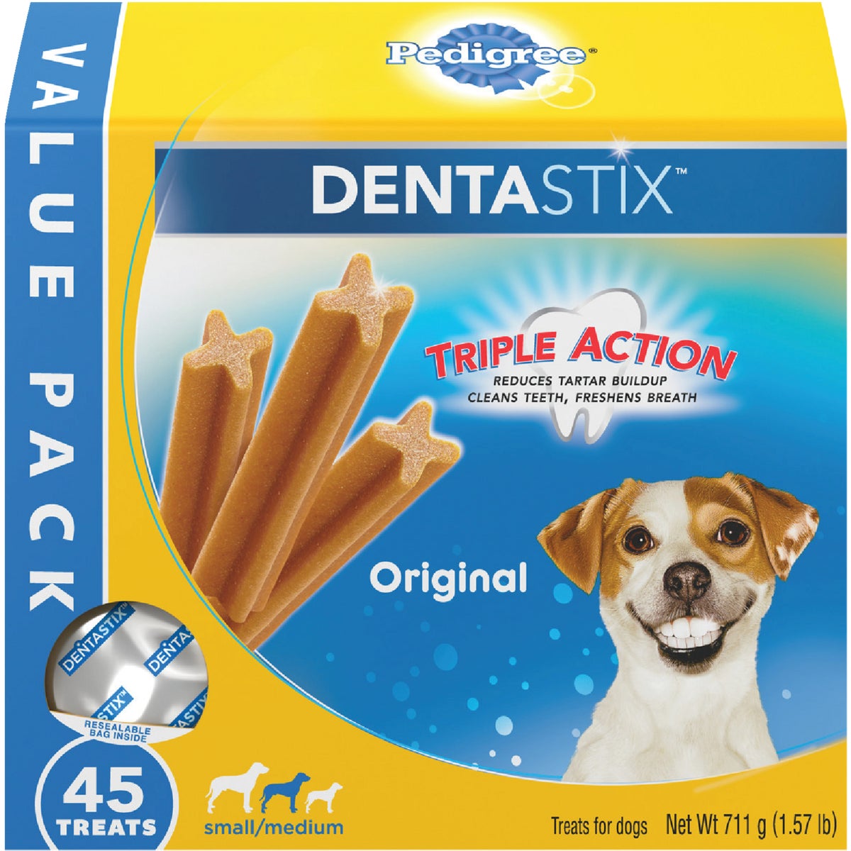 Pedigree Dentastix Small/Medium Dog Original Flavor Dental Dog Treat (45-Pack) Image 1