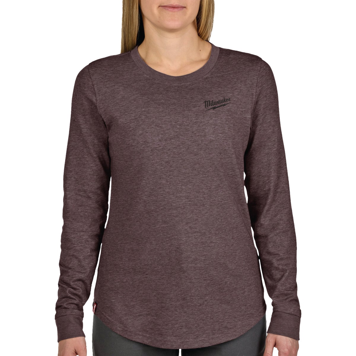 Milwaukee FREEFLEX Women's Medium Pruple Long Sleeve Hybrid T-Shirt Image 1