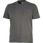 Milwaukee GridIron Small Gray Short Sleeve Heavy-Duty Pocket T-Shirt Image 1