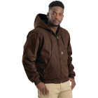 Berne Heartland Men's Large Bark Hooded Work Jacket Image 1