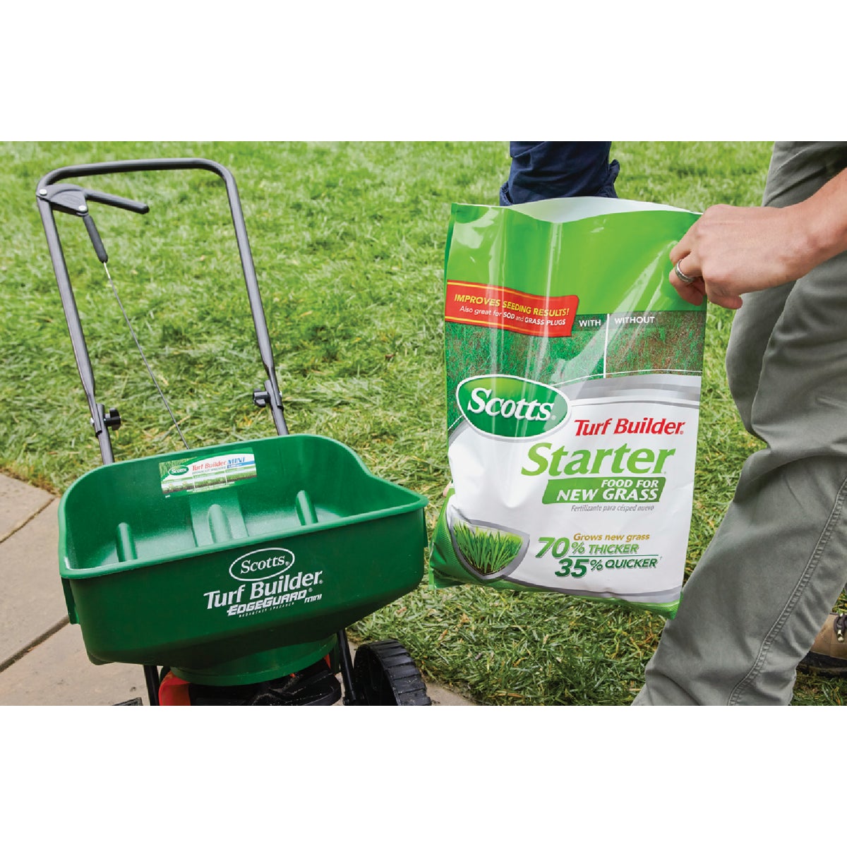 Scotts Turf Builder 15 Lb. 5000 Sq. Ft. Starter Food For New Grass Image 2