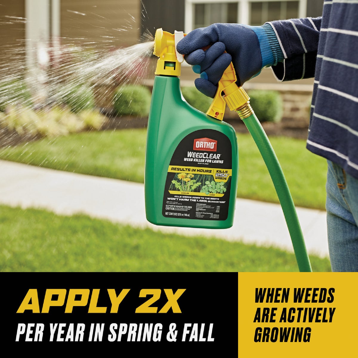 Ortho WeedClear 32 Oz. Ready To Spray Hose End Weed Killer For Lawns Image 5
