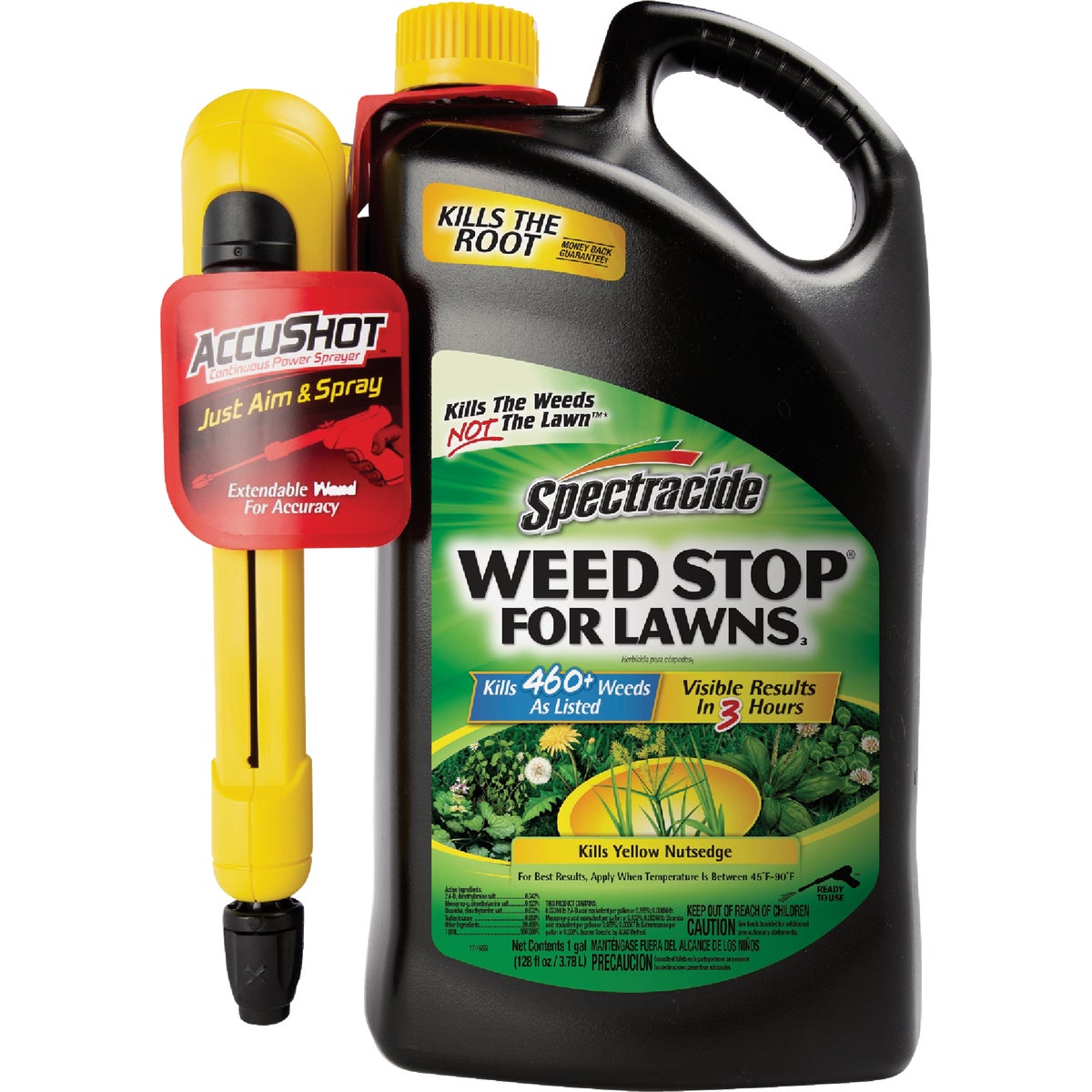 Spectracide Weed Stop for Lawns 1 Gal. Ready To Use AccuShot Sprayer Weed Killer Image 1