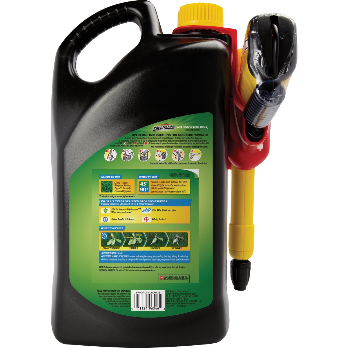 Spectracide Weed Stop for Lawns 1 Gal. Ready To Use AccuShot Sprayer Weed Killer Image 3