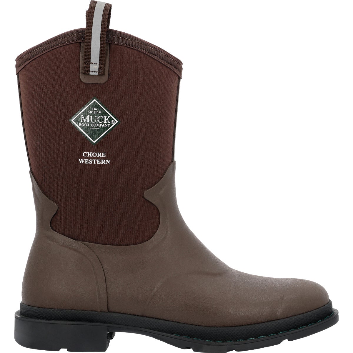 The Muck Boot Company Men's 9 Dark Brown Chore Western Mid Boot Image 7