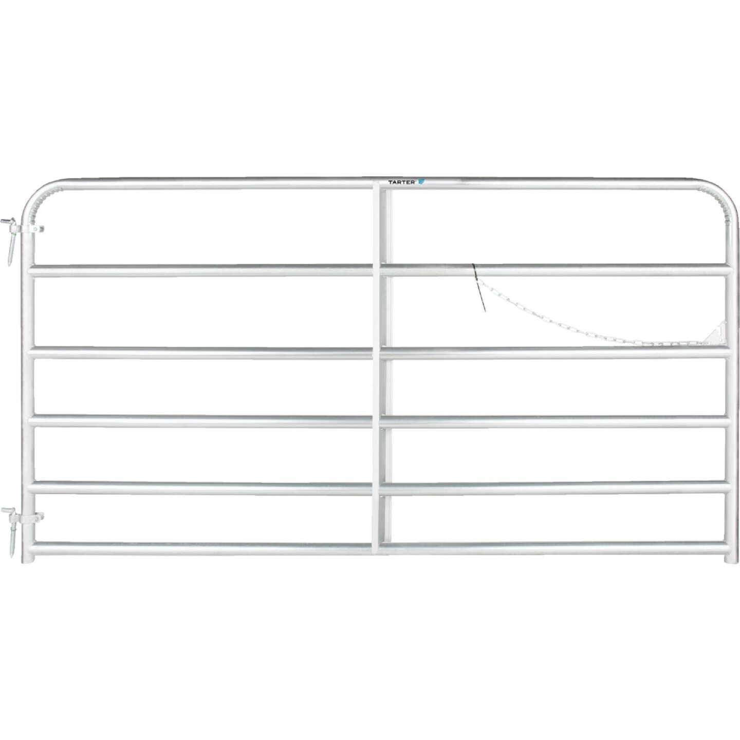 Tarter 50 In. H. x 8 Ft. L. x 1-3/4 In. Tube Diameter Galvanized Tube Gate Image 1