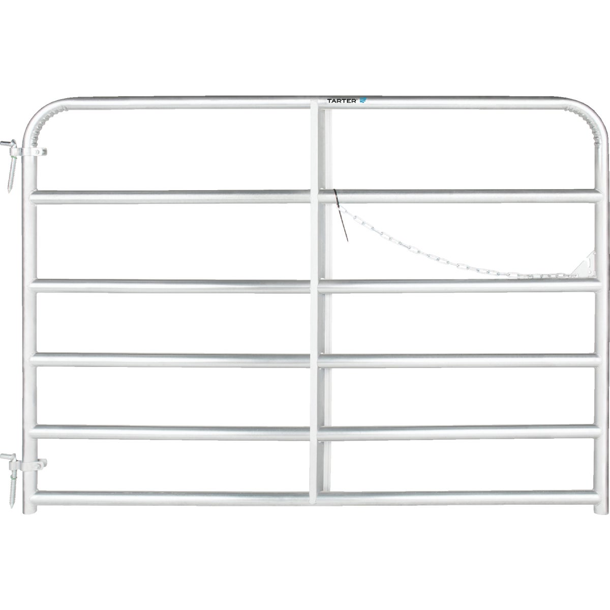 Tarter 50 In. H. x 6 Ft. L. x 1-3/4 In. Tube Diameter Galvanized Tube Gate