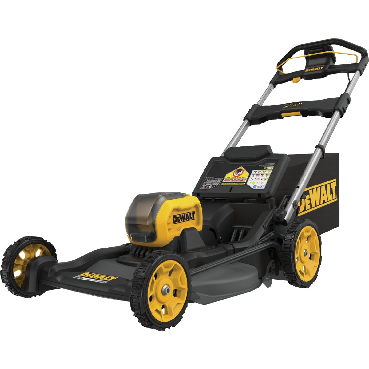 DEWALT 60V MAX 21 In. Brushless Push Cordless Lawn Mower Kit with (2) 3.0 Ah Batteries & (2) Chargers
