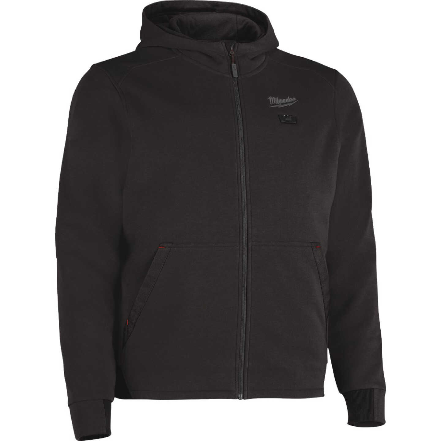 Milwaukee M12 Men's Large Black Full-Zip Heated Hoodie Image 6