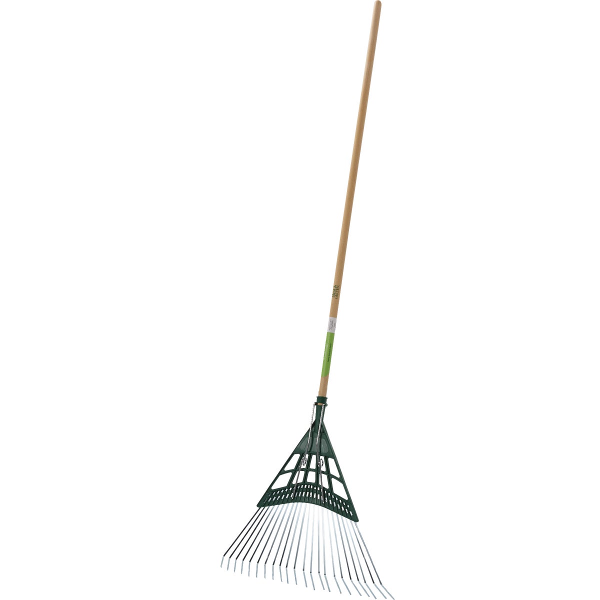 Best Garden 20 In. Steel Leaf Rake with 48 In. Wood Handle (22-Tine) Image 3