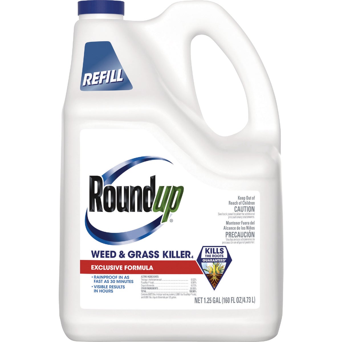 Roundup 1.25 Gal. Exclusive Formula Refill Weed & Grass Killer