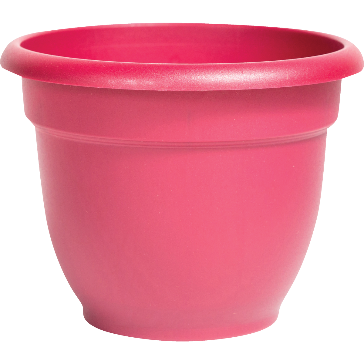 Bloem Ariana 13.75 In. H. x 16 In. Dia. Plastic Self Watering Burnt Red Planter Image 1