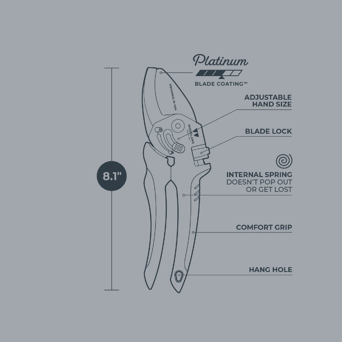 Woodland Heavy Duty Anvil Pruner Image 5