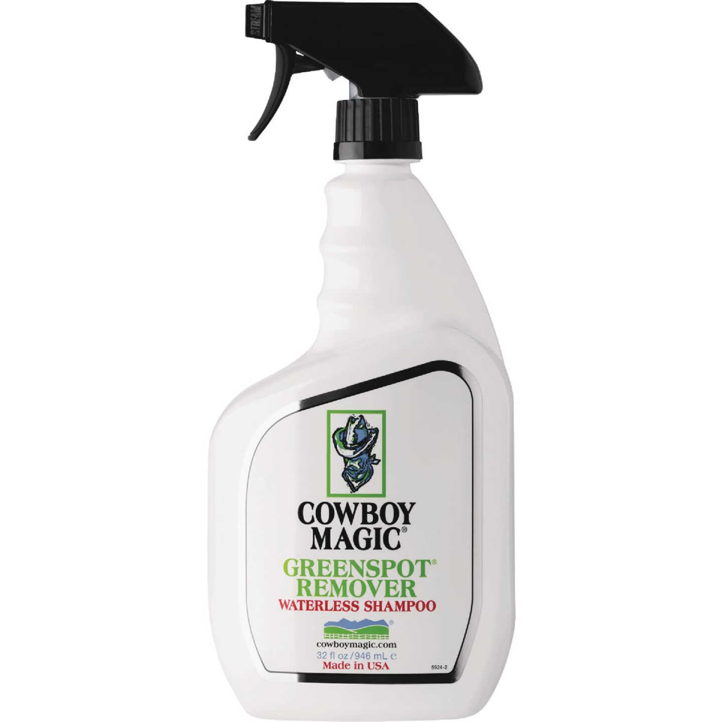 Cowboy Magic Greenspot Remover 32 Oz. Waterless Shampoo Image 1
