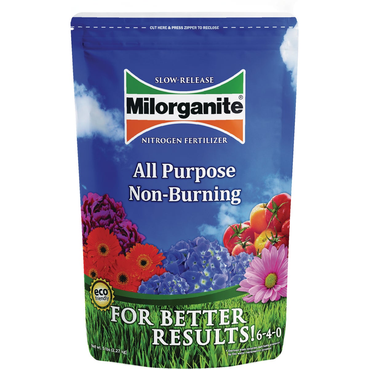 Milorganite 5 Lb. 6-4-0 Slow-Release Nitrogen Lawn Fertilizer Image 1