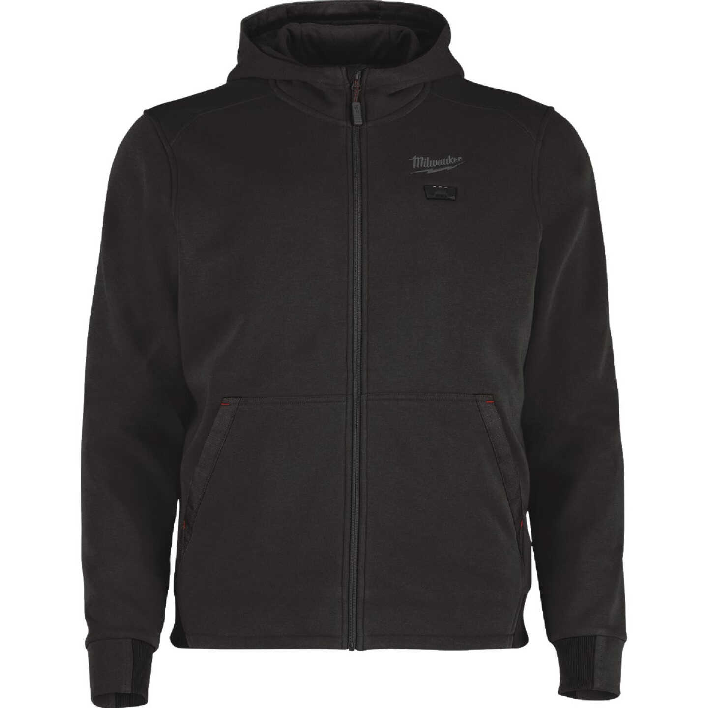Milwaukee M12 Men's Medium Black Full-Zip Heated Hoodie Image 1