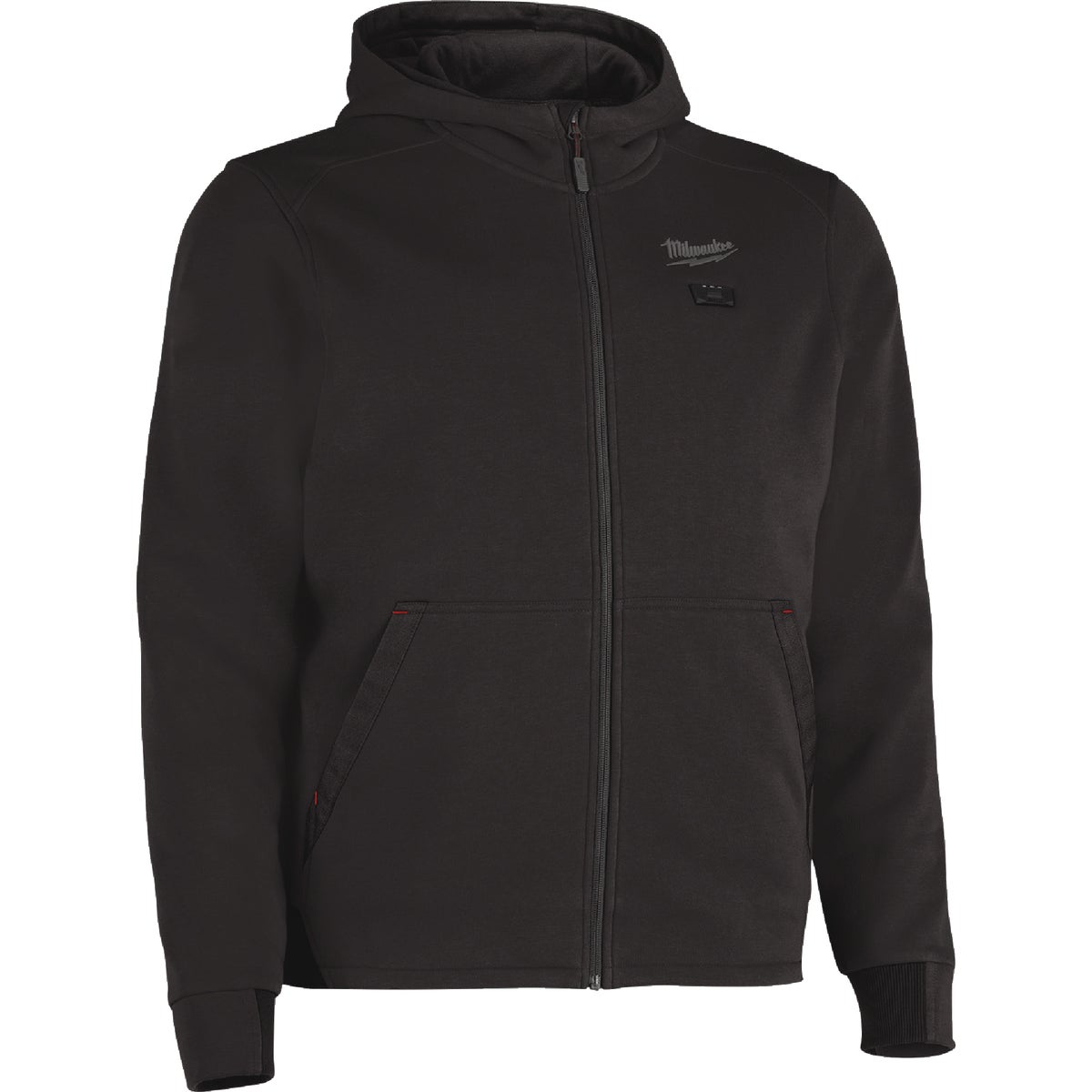 Milwaukee M12 Men's Medium Black Full-Zip Heated Hoodie Image 6