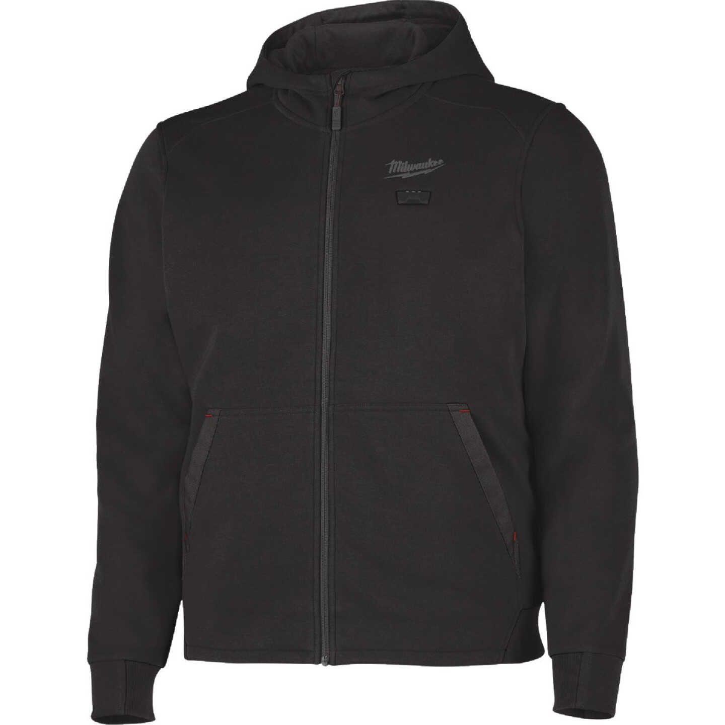 Milwaukee M12 Men's Medium Black Full-Zip Heated Hoodie Image 7