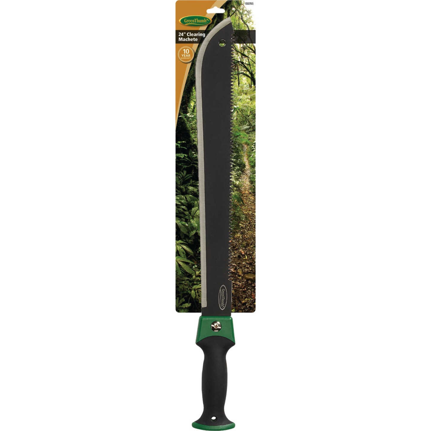 Green Thumb 24 In. Brush Clearing Machete with Sheath Image 1
