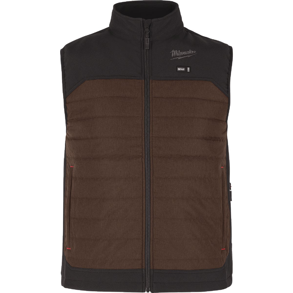 Milwaukee M12 Axis Men's Small Brown Heated Vest Image 1