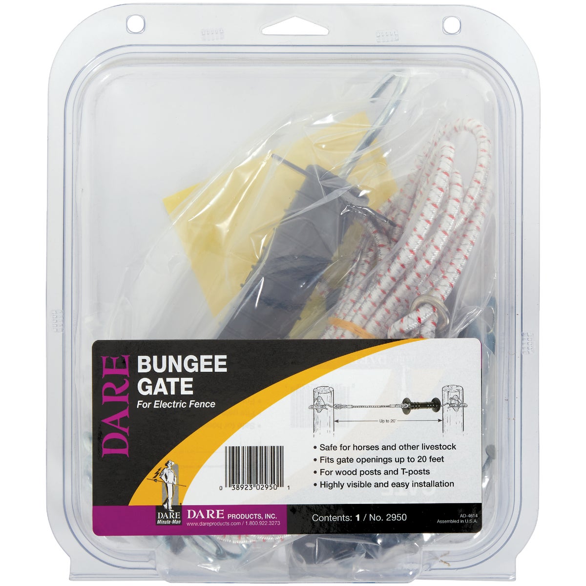 Dare Bungee Style Electric Fence Gate Kit Image 1
