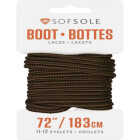 Sof Sole 72 In. Black-Brown Boot Laces Image 1