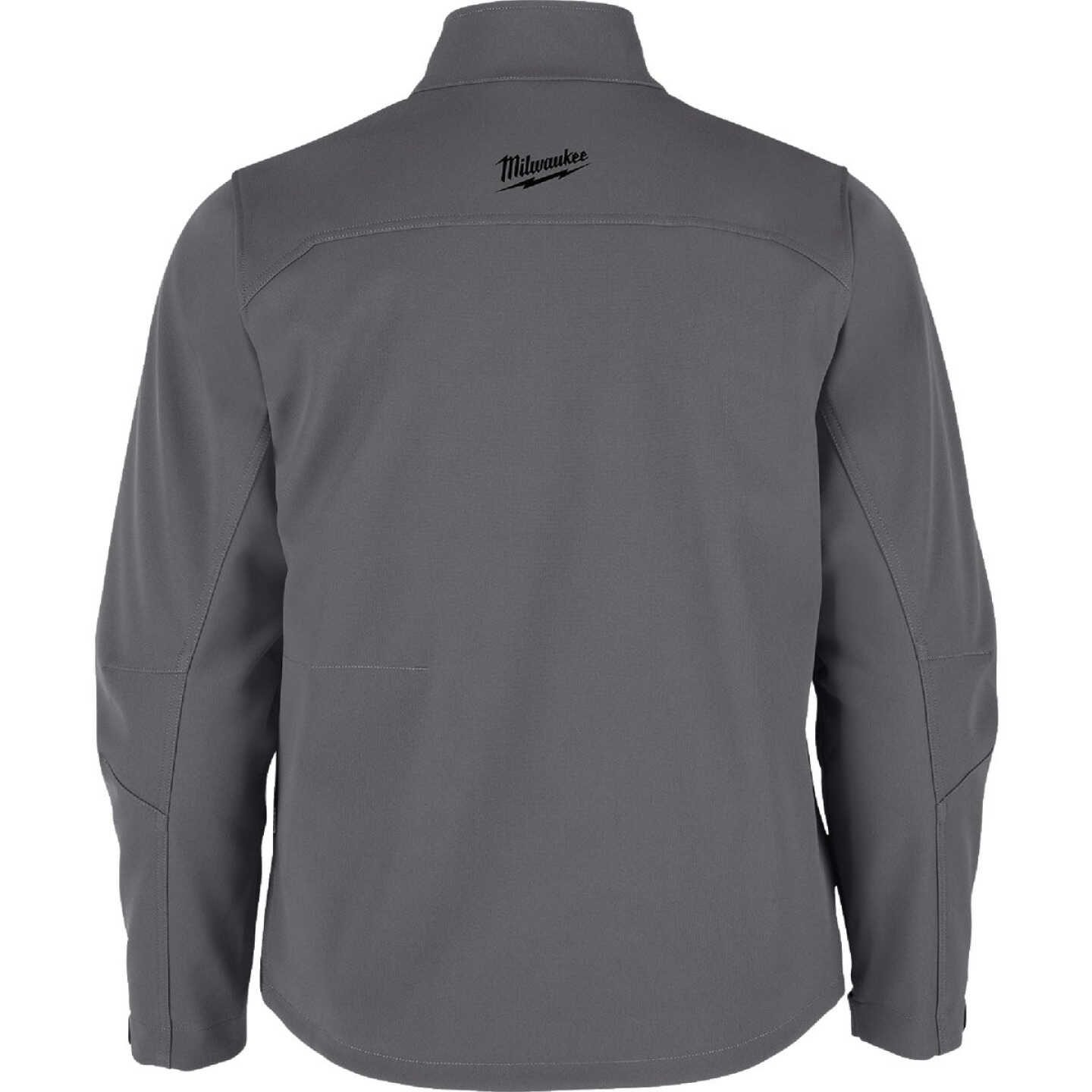 Milwaukee M12 TOUGHSHELL Men's Gray Cordless Heated Jacket, XL Image 4