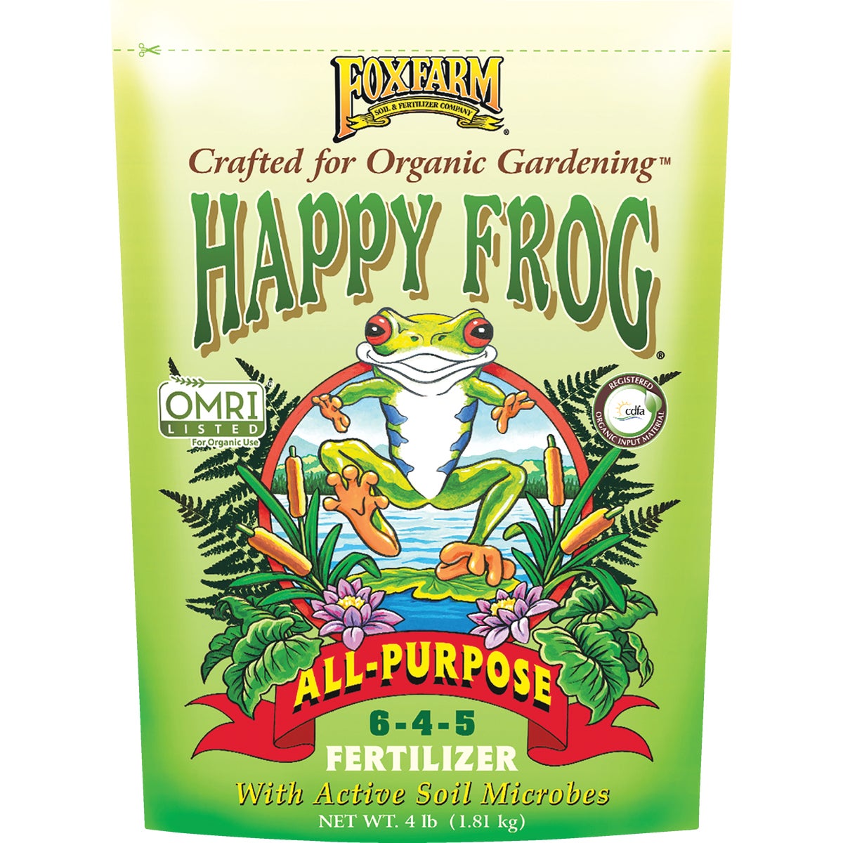 FoxFarm Happy Frog 4 Lb. All Purpose Fertilizer