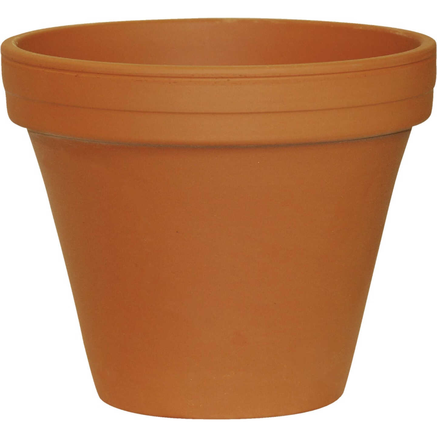 Deroma 8.3 In. Red Terra Cotta Clay Standard Planter Image 1