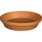 Deroma 5.9 In. Red Terracotta Clay Standard Saucer Image 1