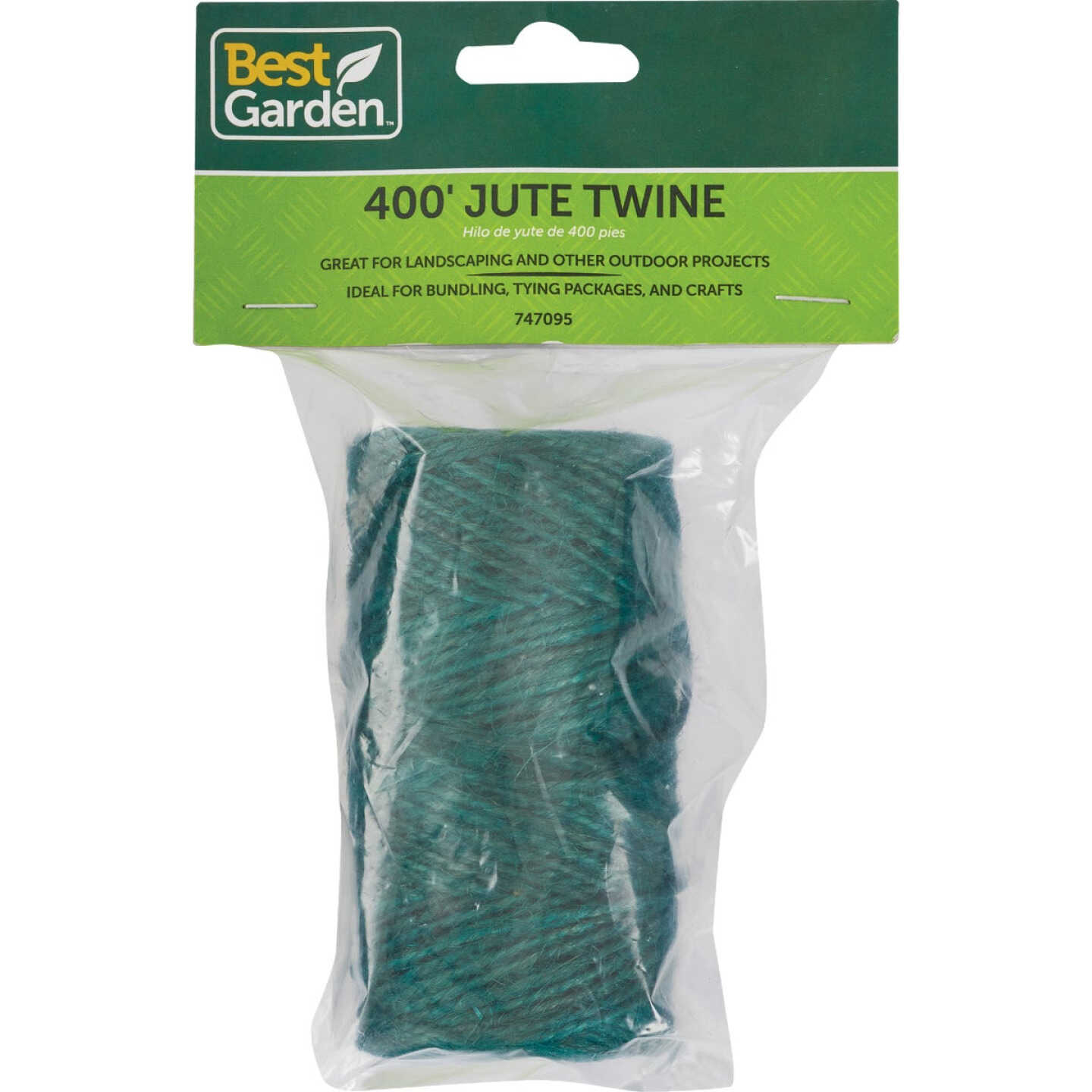 Best Garden 400 Ft. Jute Garden Twine Plant Tie Image 1