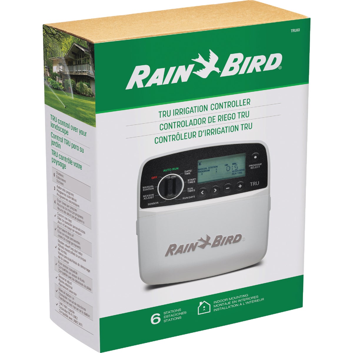 Rain Bird TRU 6-Station Indoor Plug-in Irrigation Controller Image 3