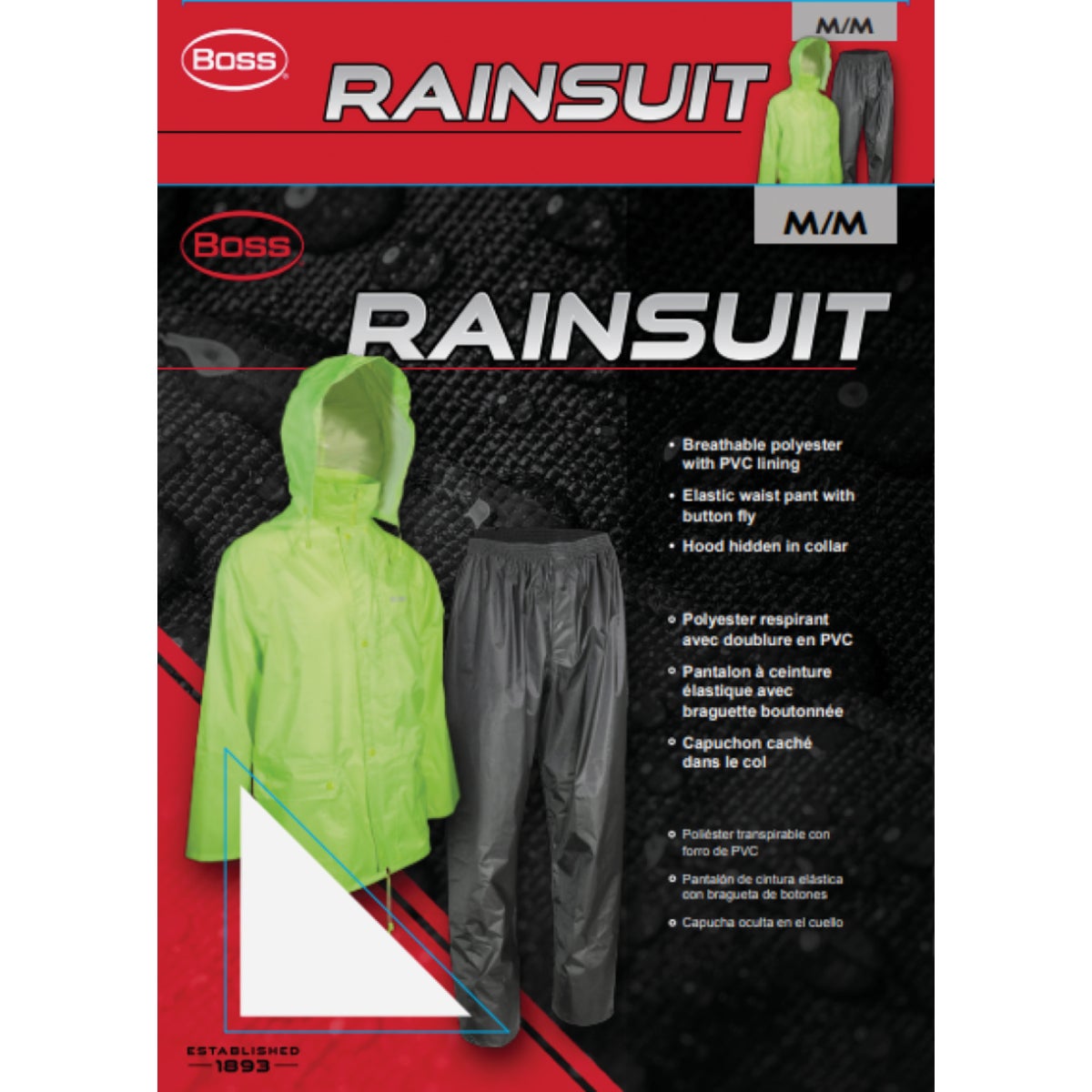 Boss Medium Classic Rain Suit Image 2