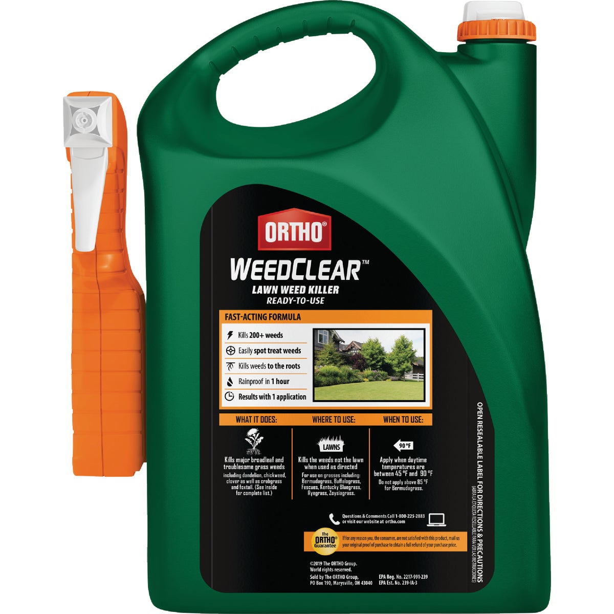 Ortho WeedClear 1 Gal. Ready-To-Use Trigger Spray Lawn Weed Killer Image 2