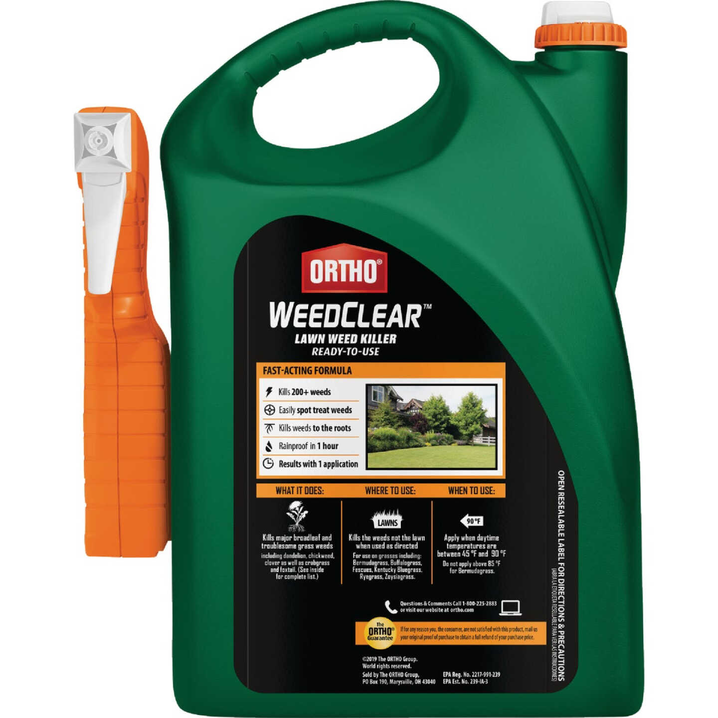 Ortho WeedClear 1 Gal. Ready-To-Use Trigger Spray Lawn Weed Killer Image 2
