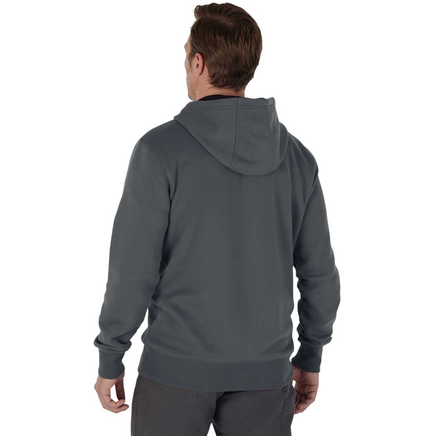 Milwaukee FREEFLEX 2XL Gray Midweight Pullover Hooded Sweatshirt Image 6