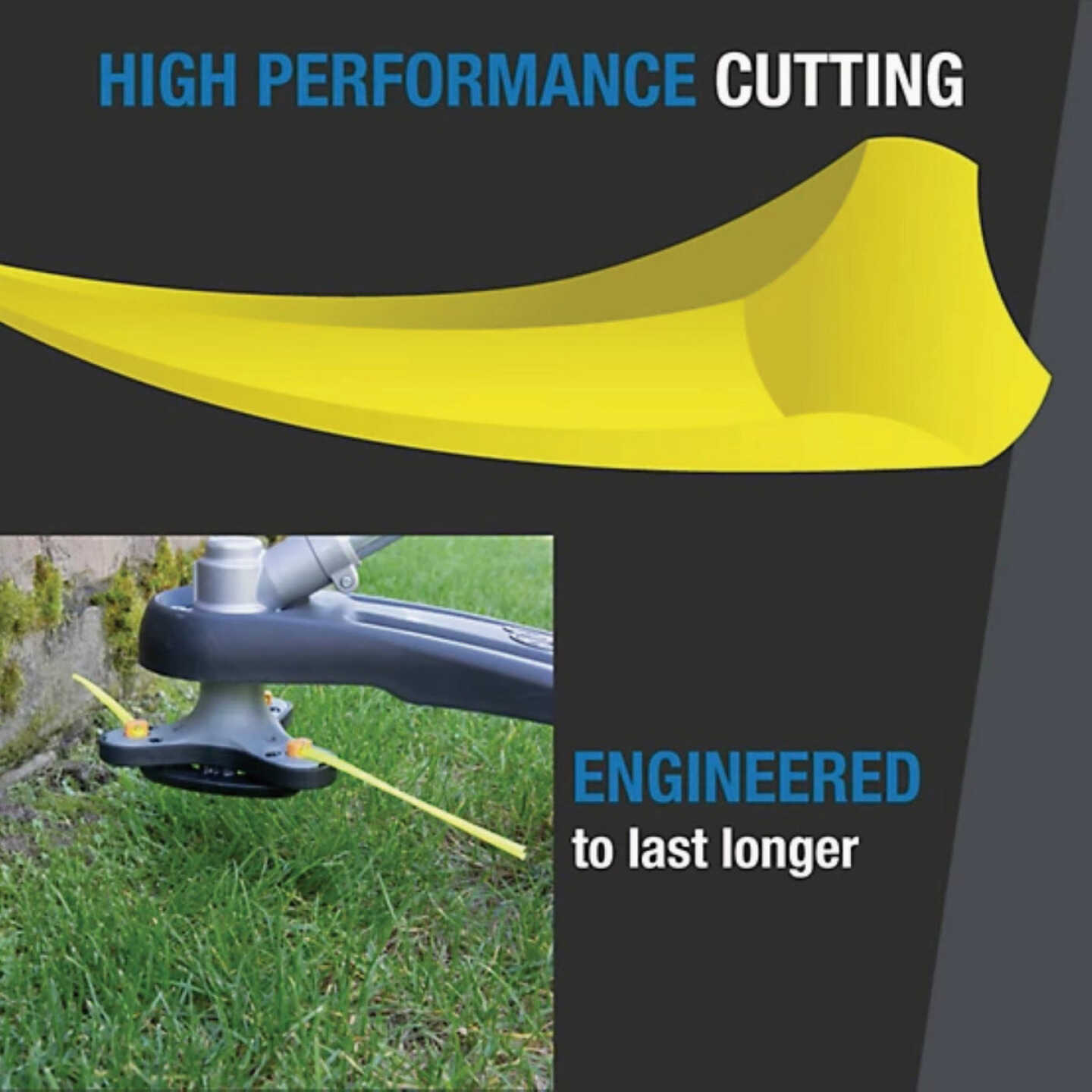Shakespeare Ballistic 0.080 In. x 320 Ft. Tri-Edged Trimmer Line with Cutter Image 2