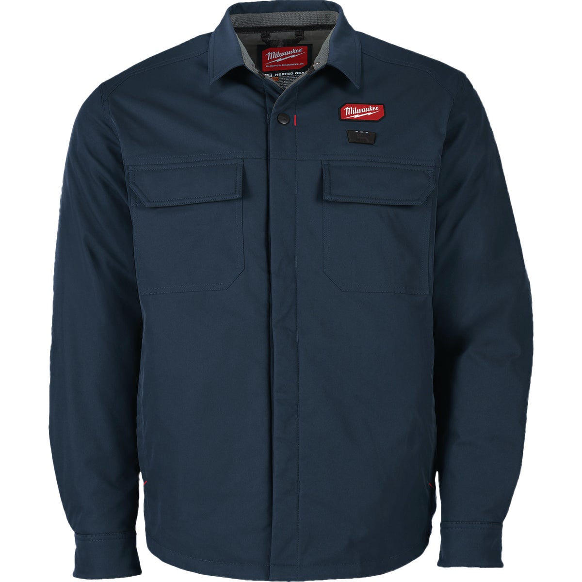 Milwaukee M12 Men's 2XL Navy Heated Shirt Jacket Image 2