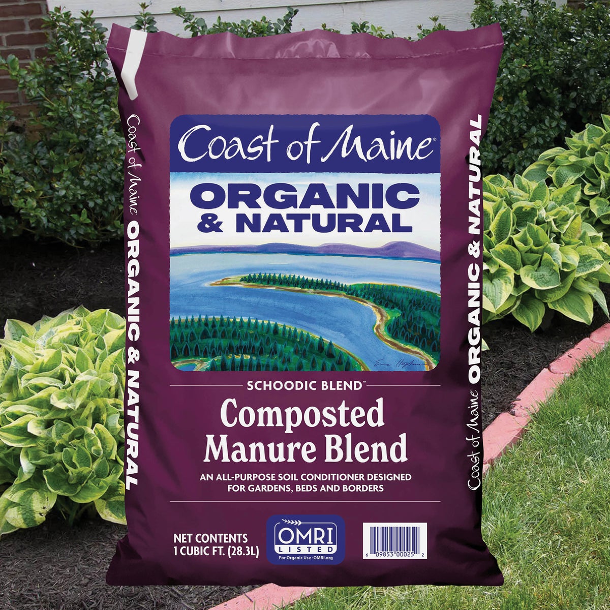 Coast of Maine Schoodic Blend 40 Lb. 1 Cu. Ft. Organic & Natural Composted Manure Image 2